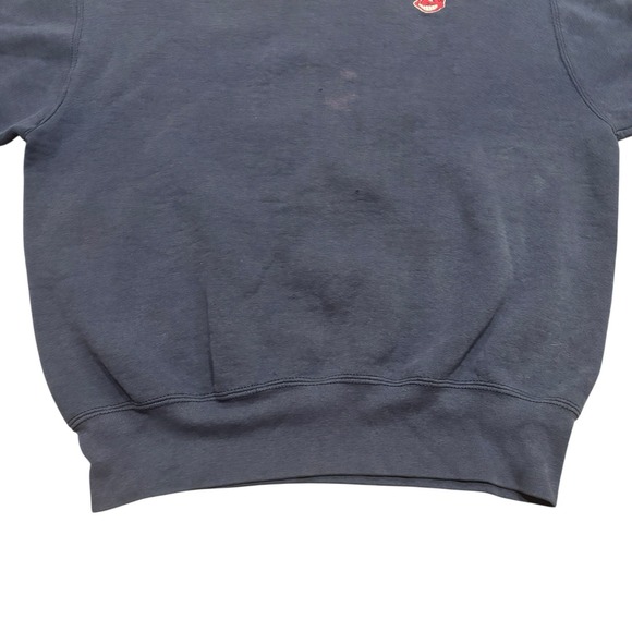 Cleveland Indians Vintage 90s Artex MLB Chief Wahoo Sweatshirt Crewneck Blue M - Picture 6 of 12